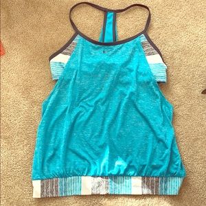 Nike EvenFlow Layered Swim Tankini Large